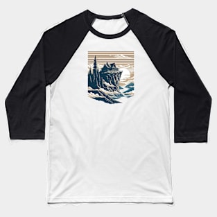 House Cliff Baseball T-Shirt